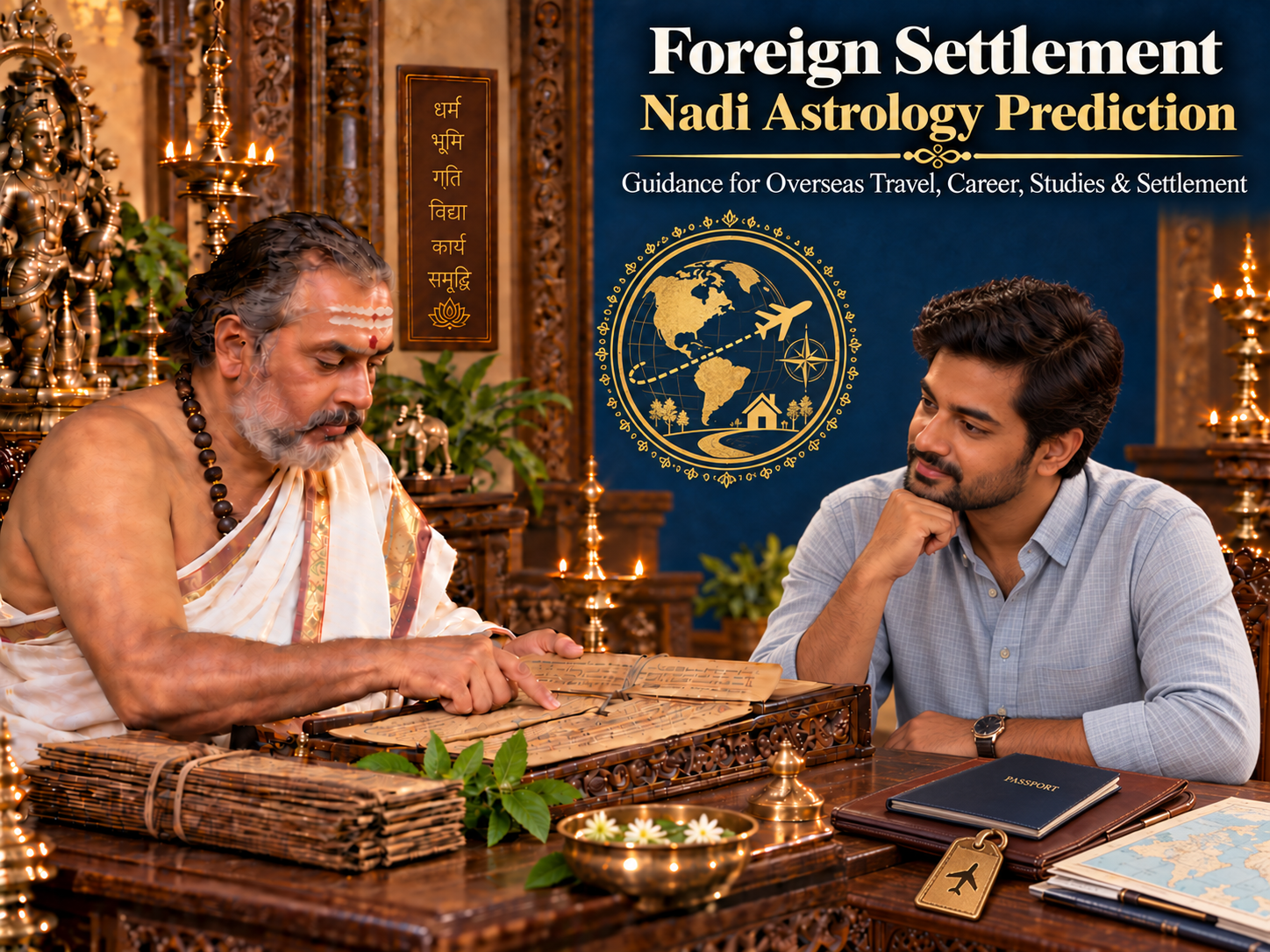 Traditional Nadi Astrology Palm Leaf Reading