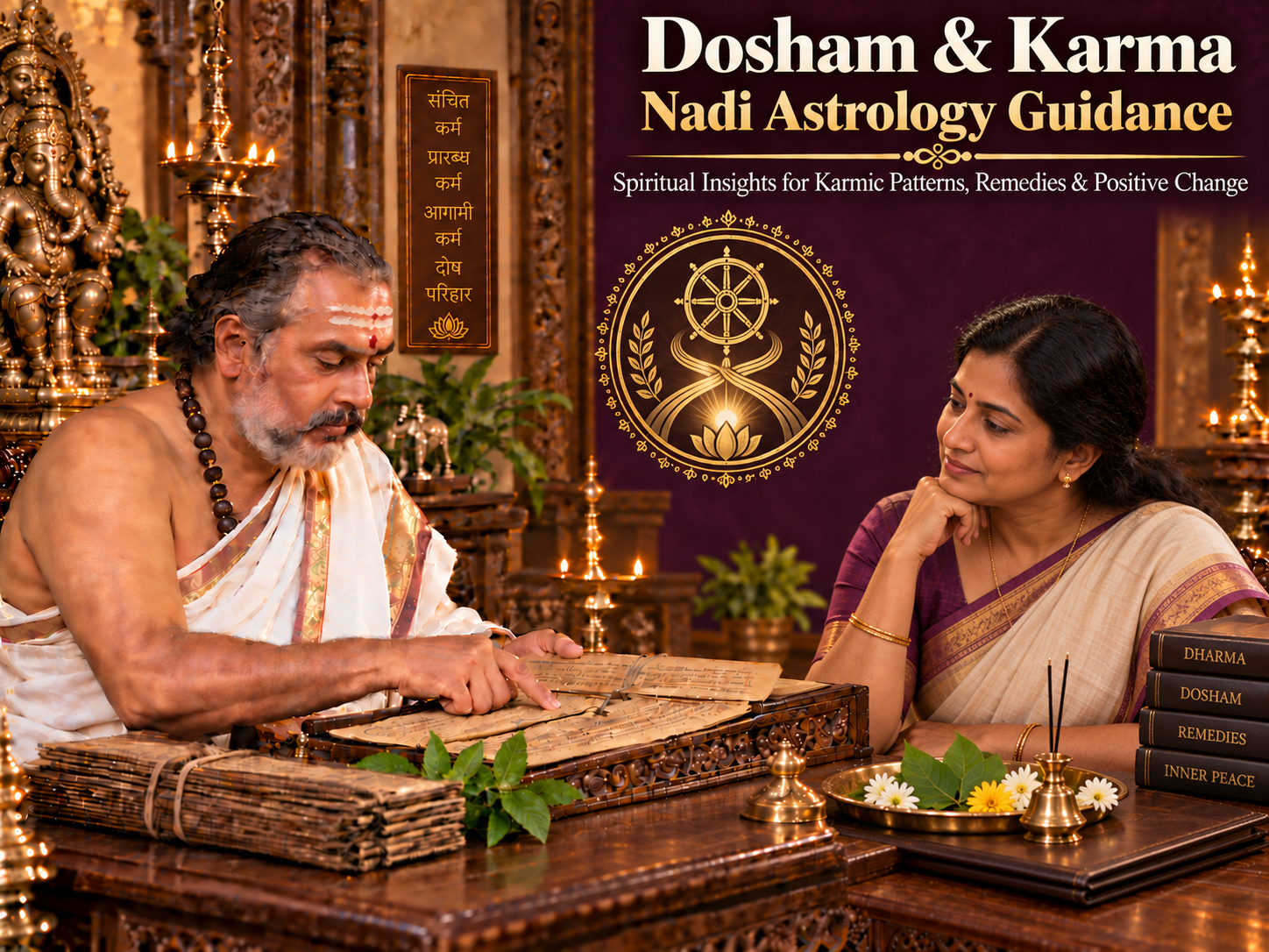 Traditional Nadi Astrology Palm Leaf Reading