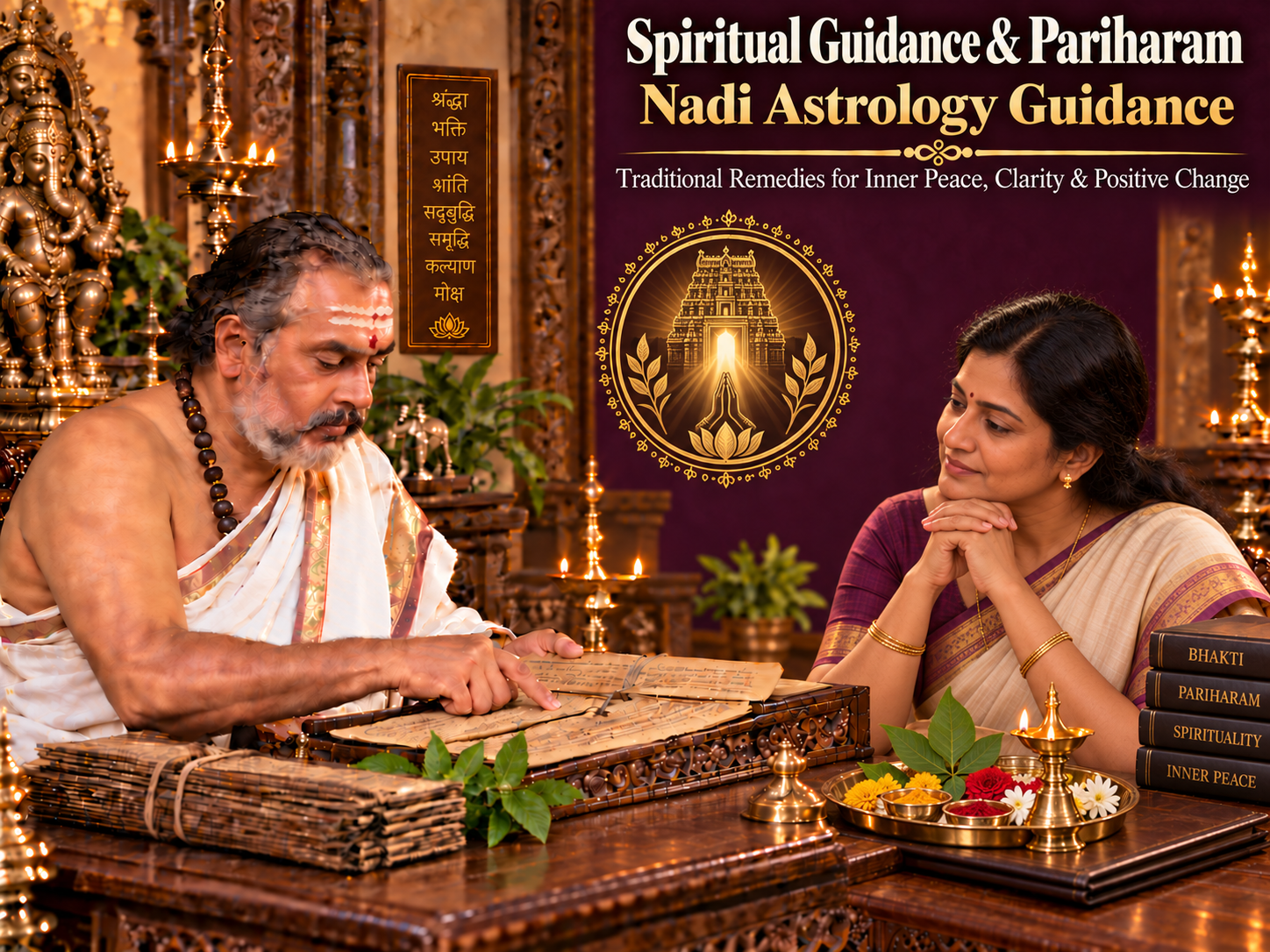 Traditional Nadi Astrology Palm Leaf Reading