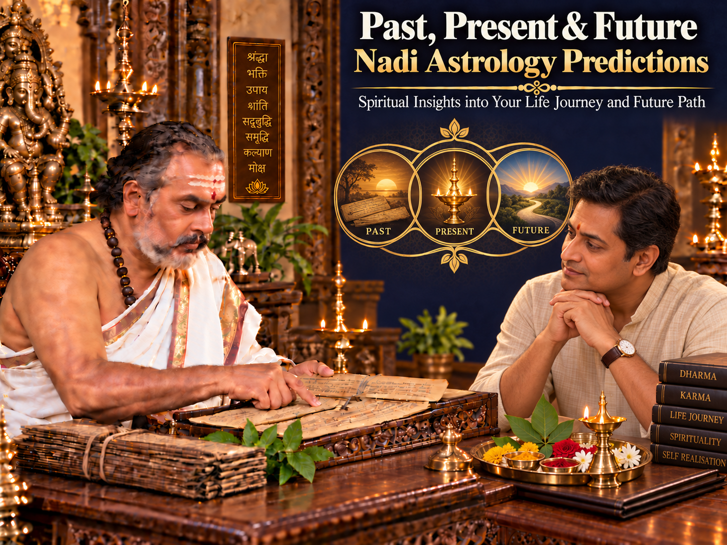 Traditional Nadi Astrology Palm Leaf Reading