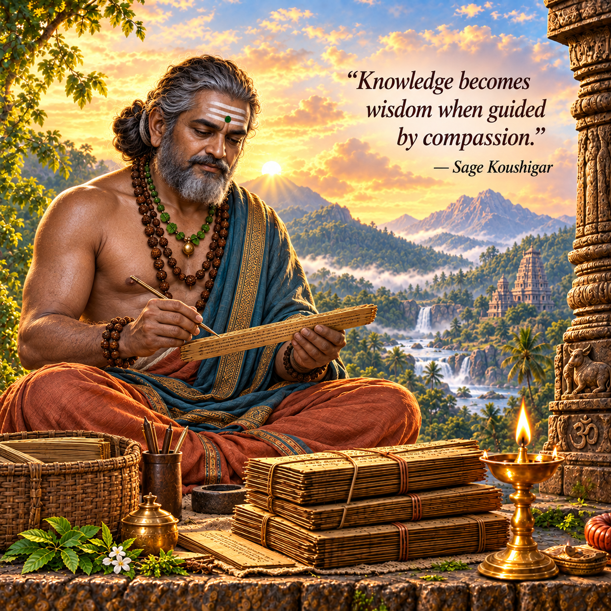 Traditional Nadi Astrology Palm Leaf Reading