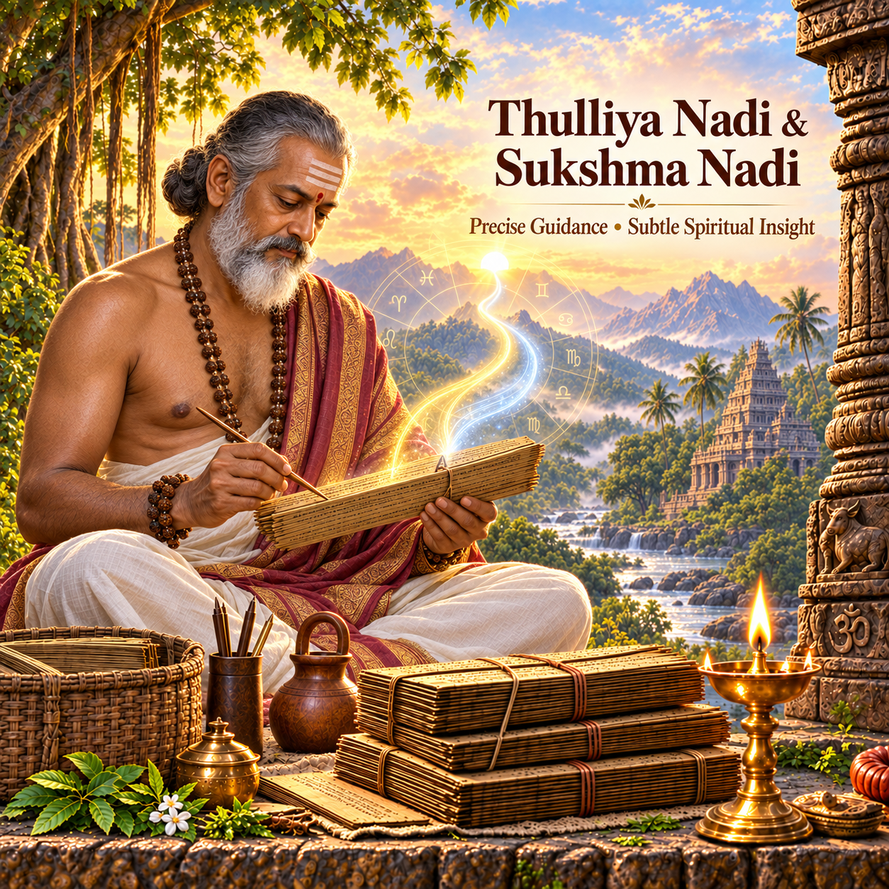 Traditional Nadi Astrology Palm Leaf Reading